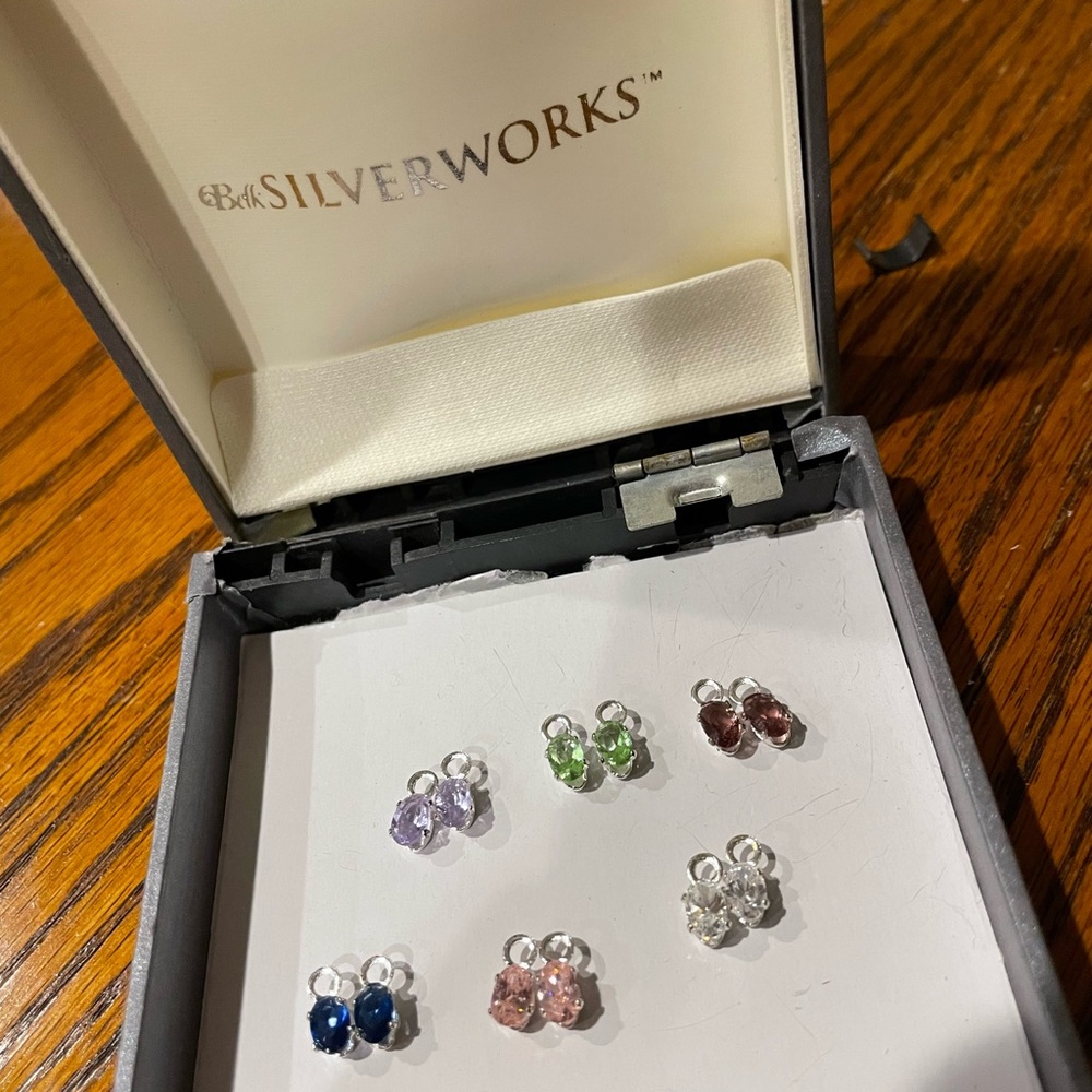 Belk Silverworks earring charms - 6 colors